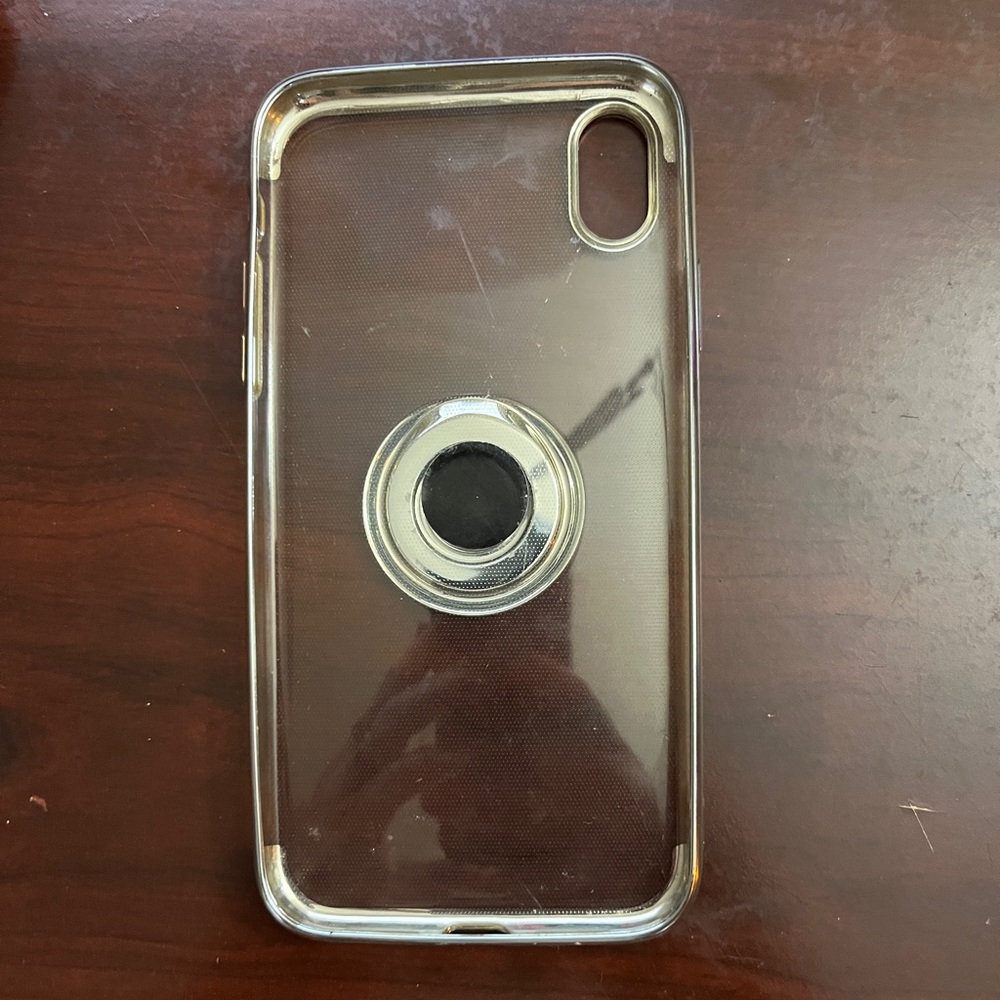 iPhone XR case with ring